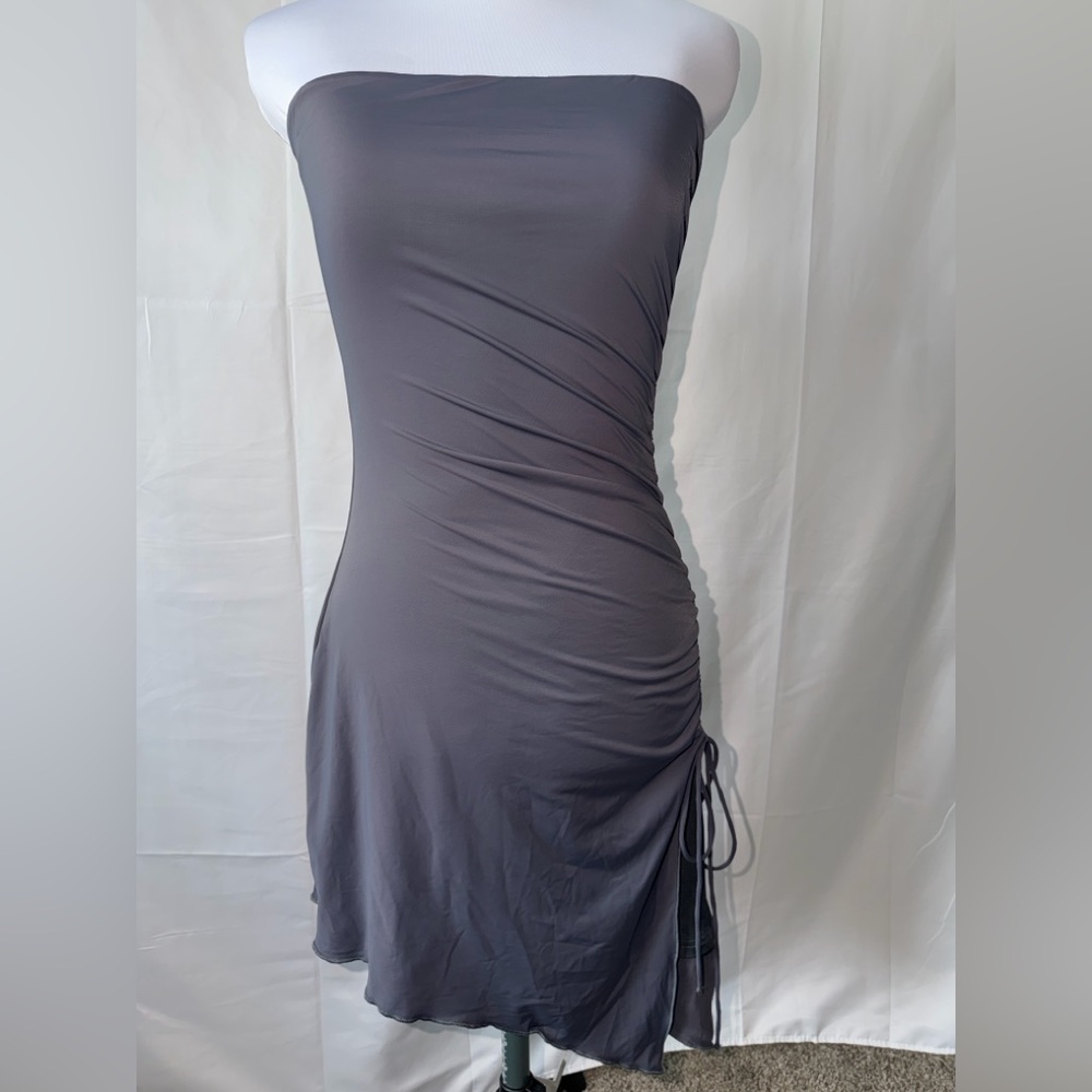 Princess Polly Asymmetrical Strapless Dress